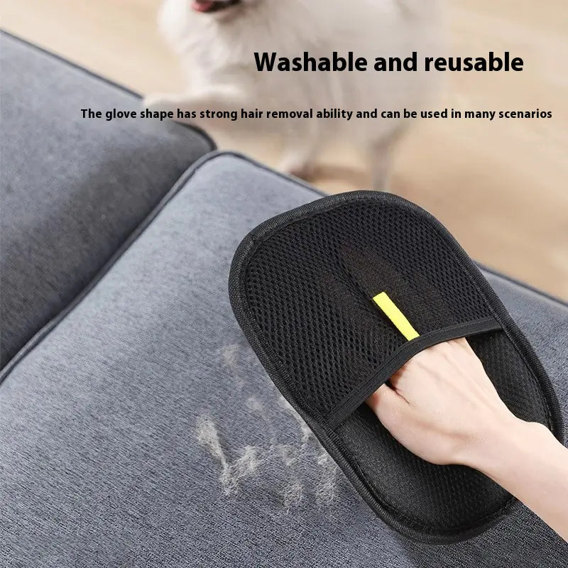 Pet Hair Remover Glove for Dogs & Cats – Gentle Grooming Tool