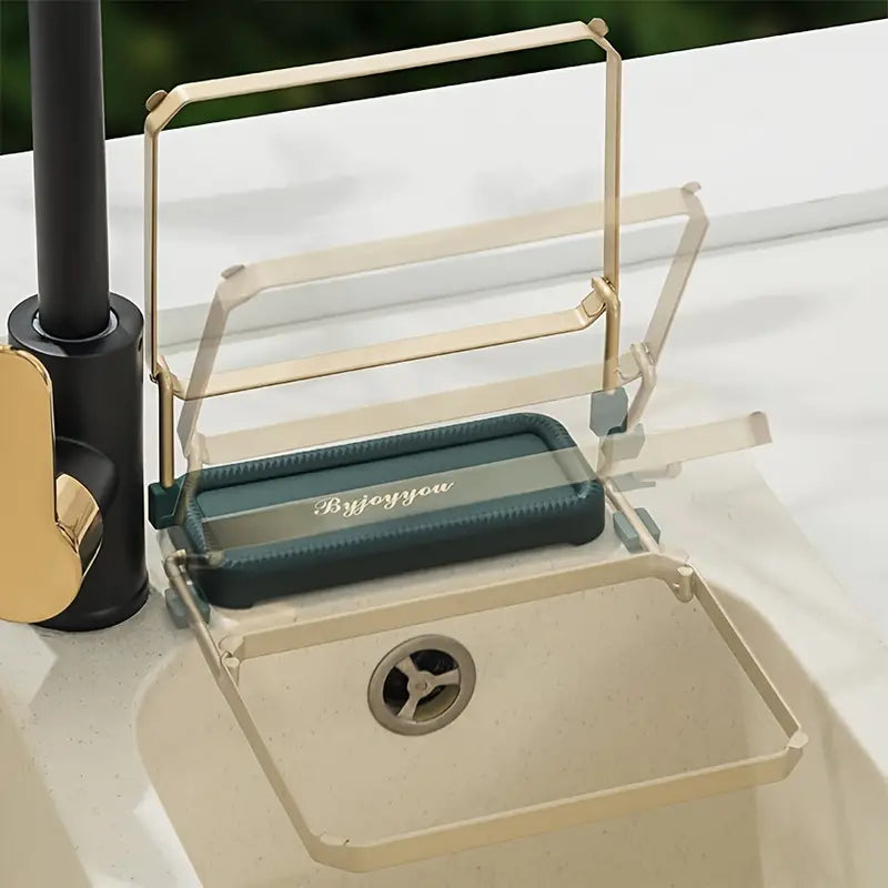 Kitchen Sink Strainer RackPremium Kitchen Sink Strainer Rack | Rustproof, Adjustable & Space-Saving Design