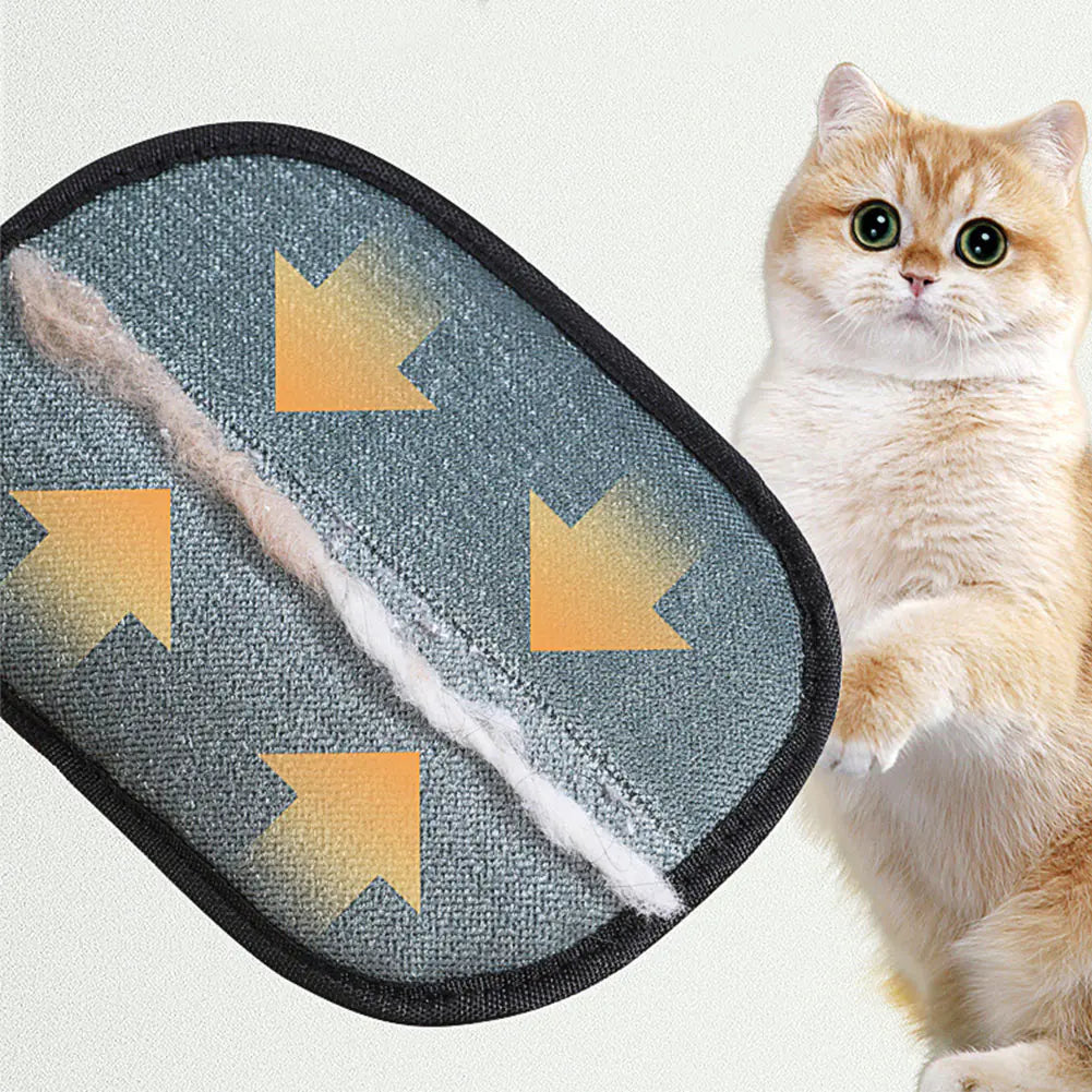 Pet Hair Remover Glove for Dogs & Cats – Gentle Grooming Tool