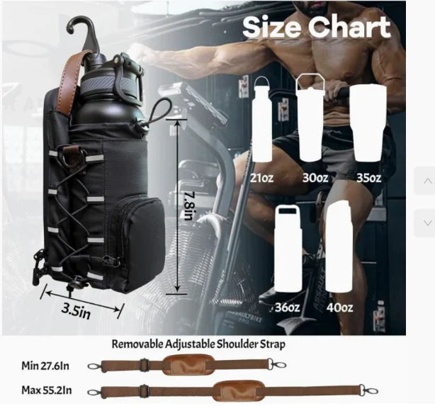 Magnetic Waterproof Sports Bag – Secure Storage for Water Bottle, Mobile & Gym Essentials