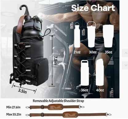 Magnetic Waterproof Sports Bag – Secure Storage for Water Bottle, Mobile & Gym Essentials