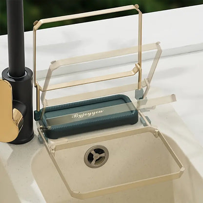 Kitchen Sink Strainer RackPremium Kitchen Sink Strainer Rack | Rustproof, Adjustable & Space-Saving Design
