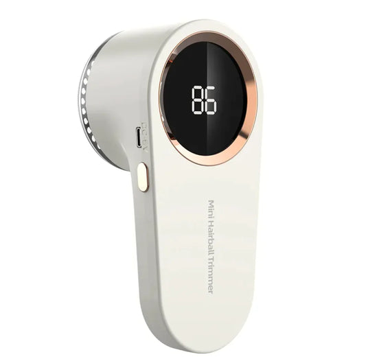 Rechargeable Fabric Shaver with Digital Display – 3-Speed Sweater Defuzzer & Lint Remover for Clothes, Furniture & Bedding